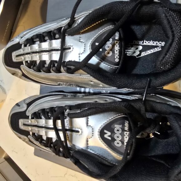 New Balance 1000 Black Silver Metallic M1000EGR Mens Size 12 SNEAKERS SHOES - Picture 8 of 15